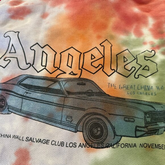 Rare The Great China Wall Los Angeles Salvage Car Club 1999 Kids Zip Hoodie 4 T - Picture 11 of 17
